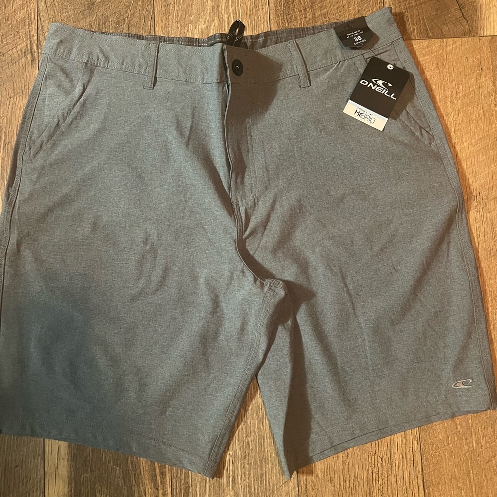 O'Neill Men's Charcoal Hybrid Shorts